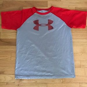 Under Armour Youth Large Raglan Tee